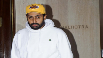 Abhishek Bachchan and Aishwarya Rai Bachchan snapped at Manish Malhotra’s home