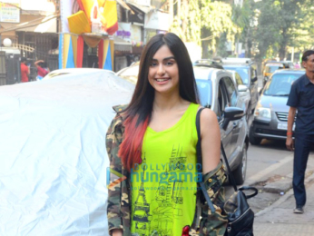 Adah Sharma spotted walking on the streets of Mumbai