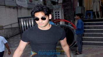 Ahaan Shetty snapped at a clinic in Bandra
