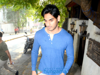 Ahan Shetty snapepd at Hakim Aalim's