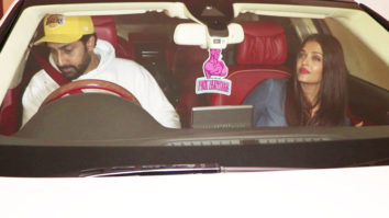 Aishwarya Rai, Abhishek Bachchan & Karan Johar SPOTTED At Manish Malhotra’s House