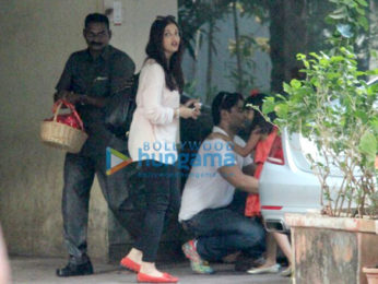 Aishwarya Rai Bachchan spotted at her mother's house