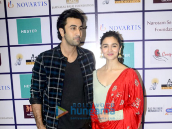 Alia Bhatt and Ranbir Kapoor at Nehru Centre to spread awarness on organ donation