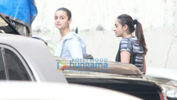 Alia Bhatt snapped outside her gym