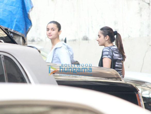 Alia Bhatt snapped outside her gym Alia Bhatt snapped outside her gym
