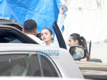 Alia Bhatt snapped outside her gym