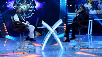 Amitabh Bachchan snapped on sets of the special episode of Kaun Banega Crorepati 9