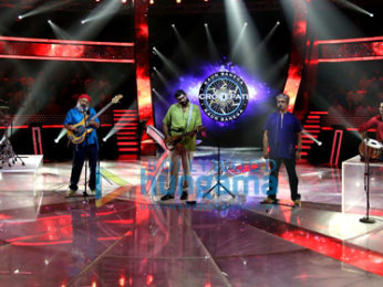 Amitabh Bachchan snapped on sets of the special episode of Kaun Banega Crorepati 9