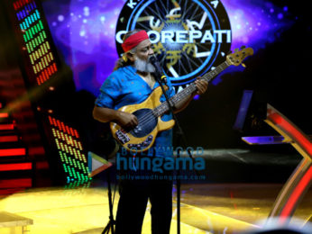 Amitabh Bachchan snapped on sets of the special episode of Kaun Banega Crorepati 9