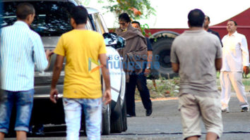 Amitabh Bachchan spotted at the Filmcity for an ad shoot
