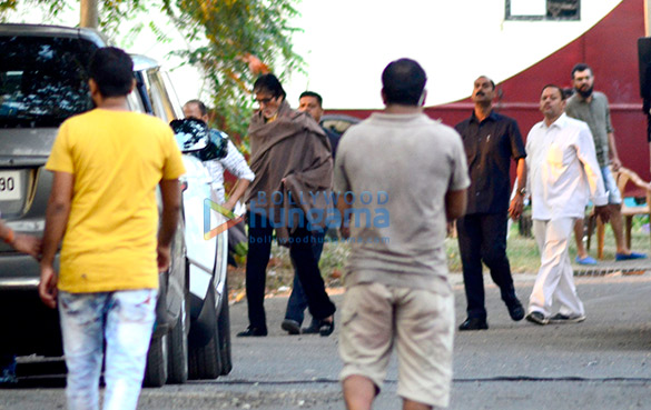 amitabh bachchan spotted at the filmcity for an ad shoot 4