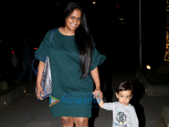 Arpita Khan spotted with her son Ahil