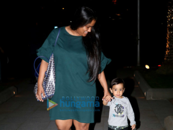 Arpita Khan spotted with her son Ahil