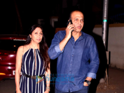Ashutosh Gowariker snapped with his wife Sunita