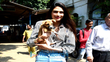 Athiya Shetty visits Bombay Society for the Prevention of Cruelty to Animals