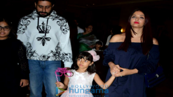 Bachchan family spotted celebrating Aaradhya’s birthday at J W Marriott