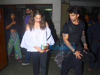 Bipasha Basu and Karan Singh Grover snapped at a friend's place