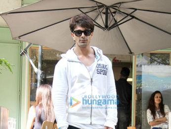 Bipasha Basu and Karan Singh Grover spotted at The Kitchen Garden