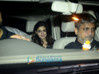 Bollywood stars visit Deepika Padukone's residence for a bash to celebrate Padmavati trailer's success