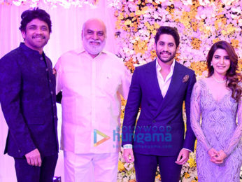 Celebs grace Samantha Ruth Prabhu and Naga Chaitanya's wedding reception