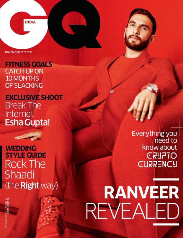 Check out Ranveer Singh's red hot avatar for GQ is not to be missed