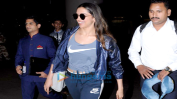 Deepika Padukone and Sunny Leone snapped at airport