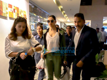 Deepika Padukone snapped at a hotel in Vijaywada