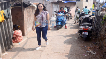 Dia Mirza and Jackky Bhagnani meets kids on Children’s Day at Worli