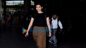 Diana Penty, Gauahar Khan and Karishma Tanna snapped at the airport