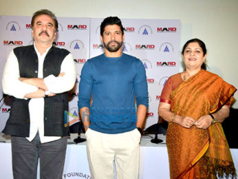 Farhan Akhtar at 'Bas Ab Bahut Ho Gaya' campaign's press conference organized by MARD