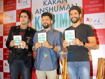 Farhan Akhtar launches Karan Anshuman's book 'Kashmir Nama'