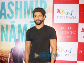 Farhan Akhtar launches Karan Anshuman's book 'Kashmir Nama'
