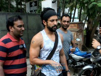 Farhan Akhtar snapped at the Otters Club