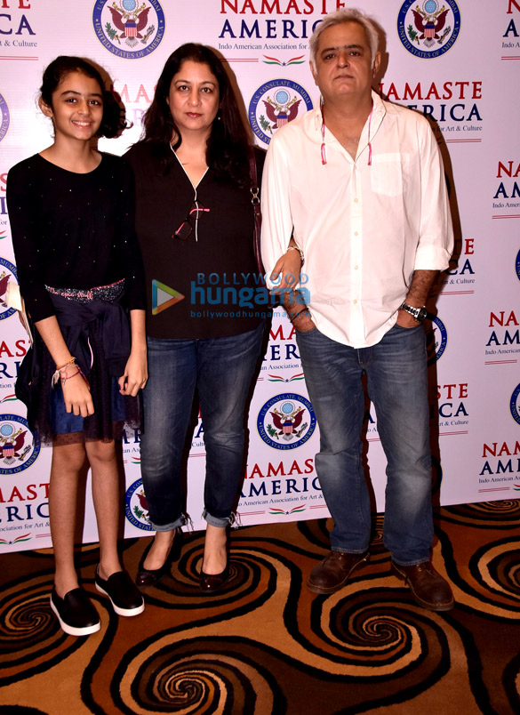 Hansal Mehta and family snapped attending the Namaste America jazz concert Hansal Mehta and family snapped attending the Namaste America jazz concert