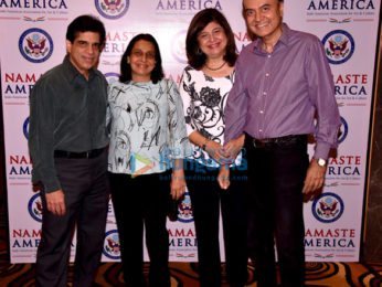 Hansal Mehta and family snapped attending the Namaste America jazz concert
