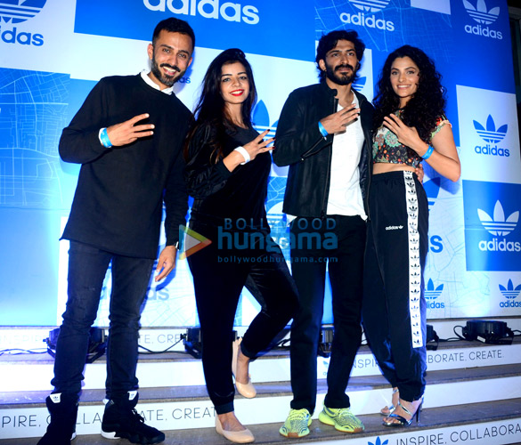 harshavardhan kapoor saiyami kher and anand ahuja attend a bash of adidas 1