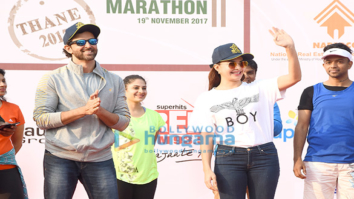 Hrithik Roshan and Jacqueline Fernandez at ‘Thane Police Commissioner’s Marathon’