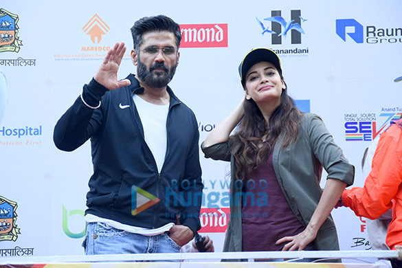 hrithik jacqueline and others at thane marathon 4