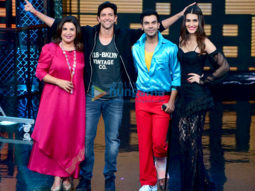 Hrithik Roshan, Kriti Sanon and Rajkummar Rao snapped on sets of Farah Khan’s Lip Sing Battle