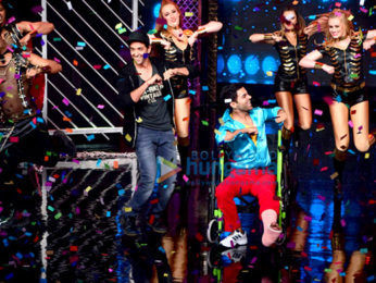 Hrithik Roshan, Kriti Sanon and Rajkummar Rao snapped on sets of Farah Khan's Lip Sing Battle