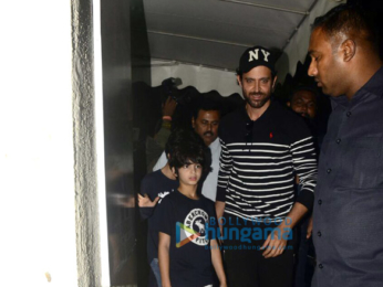 Hrithik Roshan and Akshay Kumar's family spotted at PVR Juhu