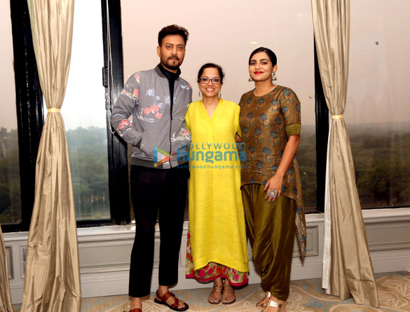 Irrfan Khan and Parvathy Thiruvothu at a Photoshoot and Press Meet for ‘Qarib Qarib Singlle’ Irrfan Khan and Parvathy Thiruvothu at a Photoshoot and Press Meet for ‘Qarib Qarib Singlle’