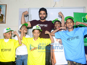 Jackky Bhagnani meets kids at an event organized by Smile Foundation