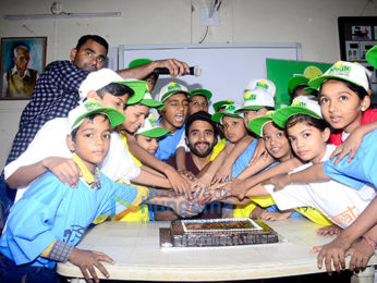 Jackky Bhagnani meets kids at an event organized by Smile Foundation
