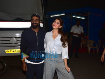 Jacqueline Fernandez and Remo DSouza snapped at Mehboob studio in Bandra