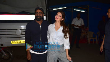 Jacqueline Fernandez and Remo DSouza snapped at Mehboob studio in Bandra