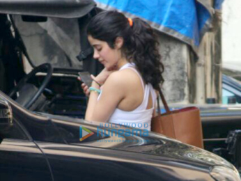 Janhvi Kapoor snapped at the gym