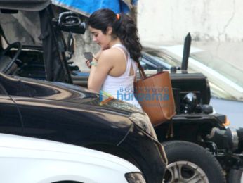 Janhvi Kapoor snapped at the gym