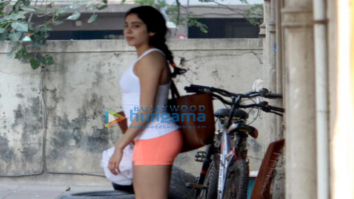 Janhvi Kapoor spotted post gym
