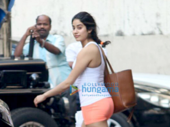 Janhvi Kapoor spotted post gym